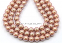 Perle Preciosa, pearlescent pink, 4mm - x100