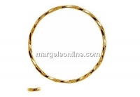 Accesoriu decor zala, argint 925 placat cu aur, 23mm - x2