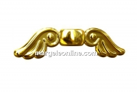 Accesoriu decor aripi de ingeras argint 925 placat cu aur, 18mm - x1