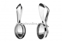 Baza pandantiv ag925, oval, pt. fancy rivoli 4120 de 8x6mm  - x1