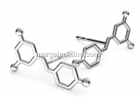 Tortite cercei resveratrol, argint 925 - x1per