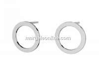 Tortite cercei, argint 925, 13mm - x1per