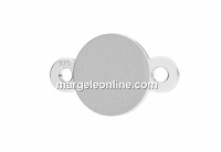 Baza link, argint 925, platou pentru Swarovski 2088 ss30 de 6mm - x1
