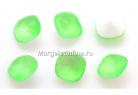 Ideal crystals, fancy square, neon green, 12mm - x2