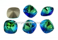 Ideal crystals, fancy square, azurite, 12mm - x2