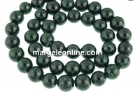 Green goldstone, round, 4.3mm