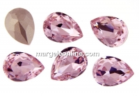 Ideal crystals, fancy picatura, light rose, 10x7mm - x4