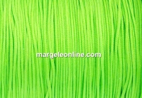 Snur matase pentru bratari, lime neon, 0.8mm - x5m