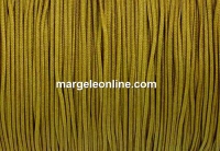 Snur matase pentru bratari, olive auriu, 0.8mm - x5m