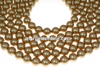 Perle Ideal premium, vintage gold, 6mm - x50