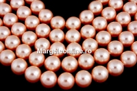 Perle Ideal premium, rose peach, 4mm - x100