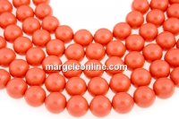 Perle Ideal premium, coral, 6mm - x50