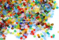 Margele de nisip, mix colour line, 2mm - x100g