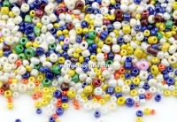 Margele de nisip, mix pearlescent 2-4mm - x100g