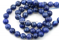 Lapis lazuli beads, round, 8mm