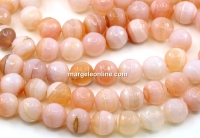 Agate lace beads, faceted round, 10mm