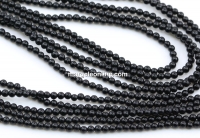 Onyx beads, round, 2mm
