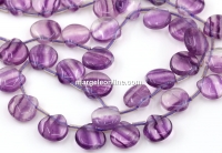 Amethyst Beads, briolettes, 10mm