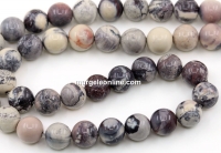 Painted Jasper Beads, Round, 8mm