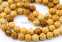 Painted Jasper Beads, Round, 8mm