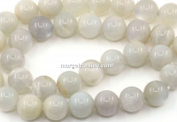 Margele Piatra lunii naturala, rotund, 10.5mm