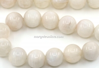 Natural Moonstone Beads, round, 14mm
