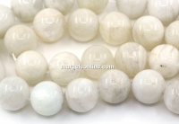 Margele Piatra lunii naturala, rotund, 14mm
