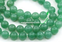 Green Aventurine Beads, round, 10.5mm