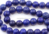 Margele Lapis lazuli, rotund, 11.5mm