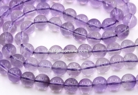 Amethyst Beads, Round, 8mm