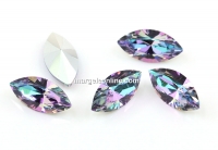 Precious navette, stained glass light, 10mm - x2