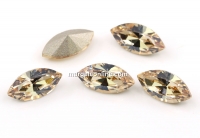 Preciosa navette, honey, 10mm - x2