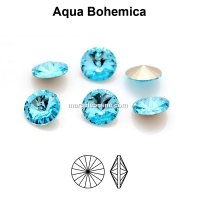 Precious rivoli, bohemian aqua, 12mm - x2