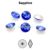 Precious rivoli, aqua sapphire, 14mm - x1