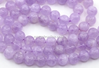Margele Ametist lavanda, rotund, 8mm