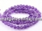 Margele ametist natural, rotund fatetat, 4mm