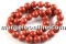 Red jasper, round, 4.8mm