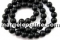 Margele onix negru mat, rotund, 12mm