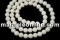 tip Mallorca pearls, round, silver, 12mm