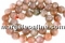 Natural light brown moonstone, round, 6.5mm
