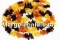 Margele chips din chihlimbar natural, 8-14mm