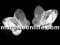 Swarovski, butterfly bead, jet, 8mm - x2