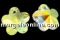 Swarovski, flower pendant, crystal, 14mm - x1