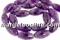 Margele ametist intens, brioleta fatetata, 10x7mm