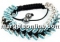 Bratara shamballa cu 44 rhinestone, olivine - x1