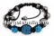 3 Beads Shamballa Bracelet light siam - x1