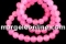 Jade, round, pink, 6mm