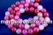 Mookaite jasper, faceted round, 10.2mm