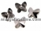 Swarovski, butterfly bead, jet, 8mm - x2