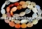 Margele Rain flower stone, rotund, 10.5mm